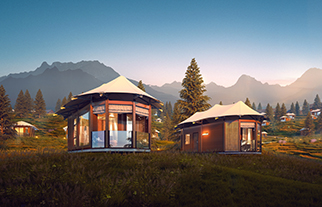 木屋別墅、木屋建造、木屋價格、麓宿、旅居木屋